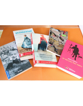 Lot de 5 livres poche, R....