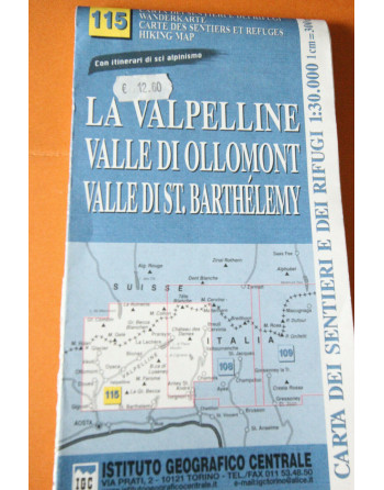 Carte 115 La Valpelline des...