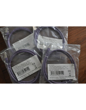 Lot de 4 Câbles RJ45 cat6...