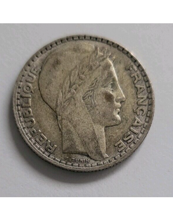 10 francs Argent Turin 1929...