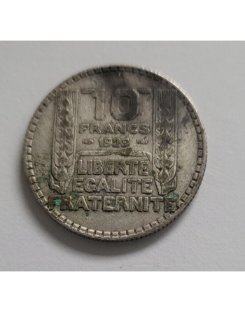 10 francs Argent Turin 1929...