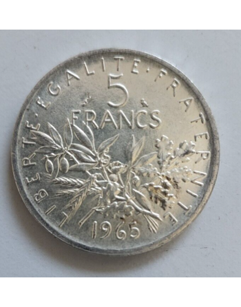 5 francs argent Semeuse...