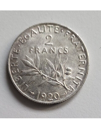 2 francs argent Semeuse...