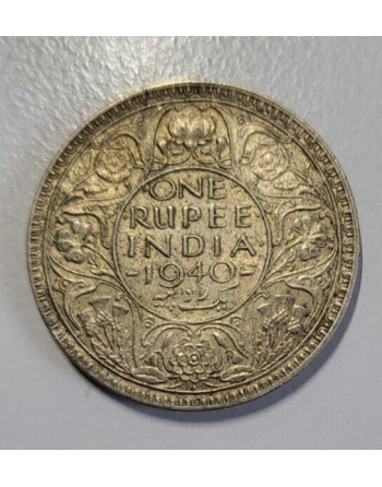One rupee india argent Georges VI 1940 (200)