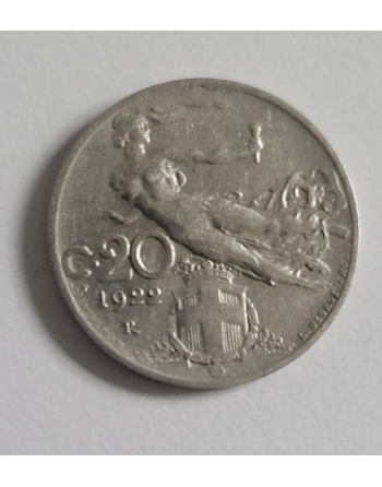 20 centesimi nickel 1922 R (218)