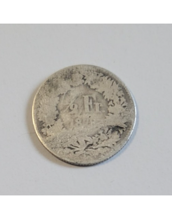 1/2 franc suisse argent Helvetia debout 1878 B (248)