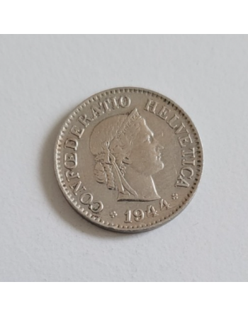 10 centimes suisse cupronickel Tête de Libertas 1944 B (262)