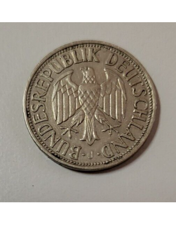 1 Deutsche mark cuivre 1950 J (163) — photo 2