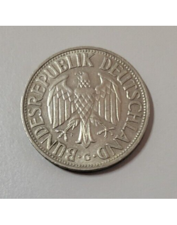 1 Deutsche mark cuivre 1957 G (164) — photo 2