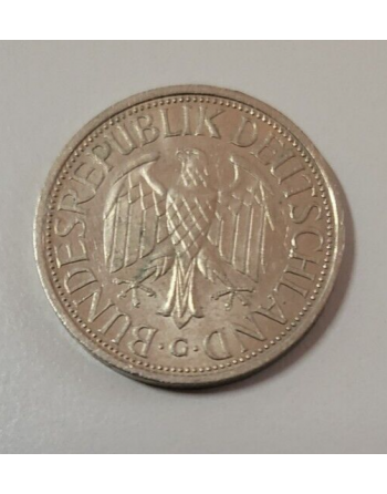 1 Deutsche mark cuivre 1989 G (165) — photo 2