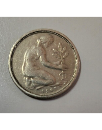 50 Pfennig cuivre 1949 J (166) — photo 2