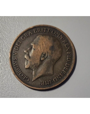 One penny bronze Georges V 1916 (189) — photo 2