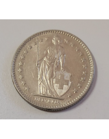 2 francs suisse cupronickel Helvetia debout 1969 B (230) — photo 2