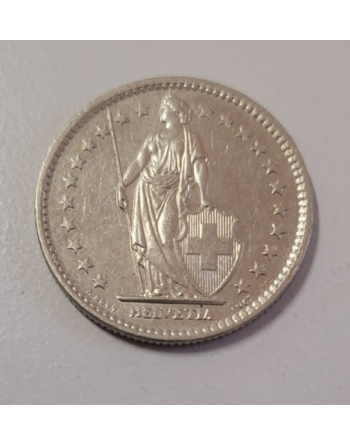 2 francs suisse cupronickel Helvetia debout 1979 (233) — photo 2