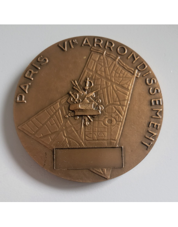Médaille bronze Delannoy VIè arrondissement de Paris 1982 (404) — photo 2 Médaille bronze Delannoy VIè arrondissement de Paris 1982 (404) — photo 2