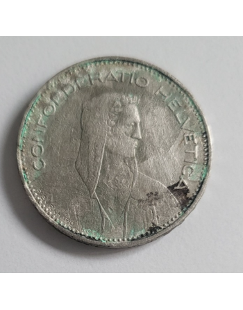 5 francs suisse cupronickel Tête de berger 1995 B (290) — photo 2