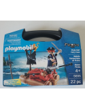 PLAYMOBIL Pirates Valisette noire transportable réf 5655