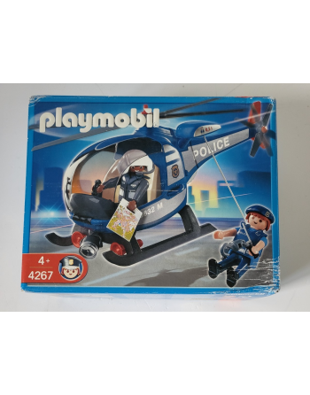 Playmobil helicoptere de police ref 4267 des 4 ans