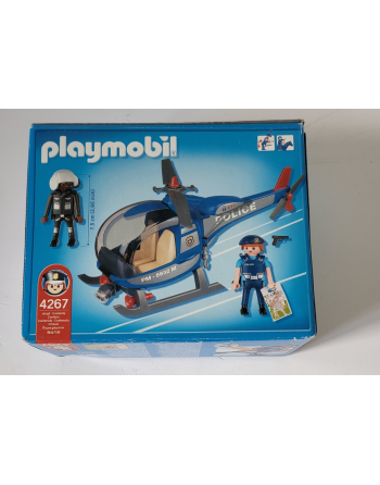 PLAYMOBIL Hélicoptère de police réf 4267 dès 4 ans