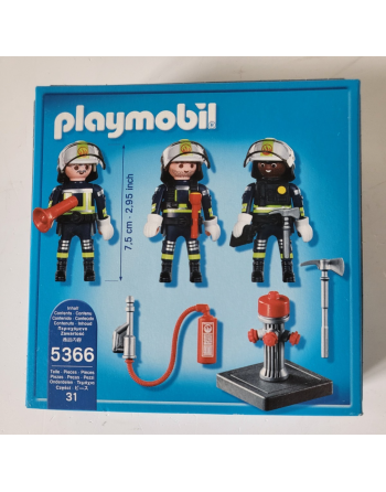 PLAYMOBIL CITY ACTION unité de pompiers réf 5366 dès 5 ans