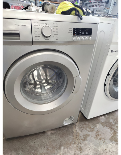 Lave linge hublot PROLINE FP127 SILVER 8 KG GRIS