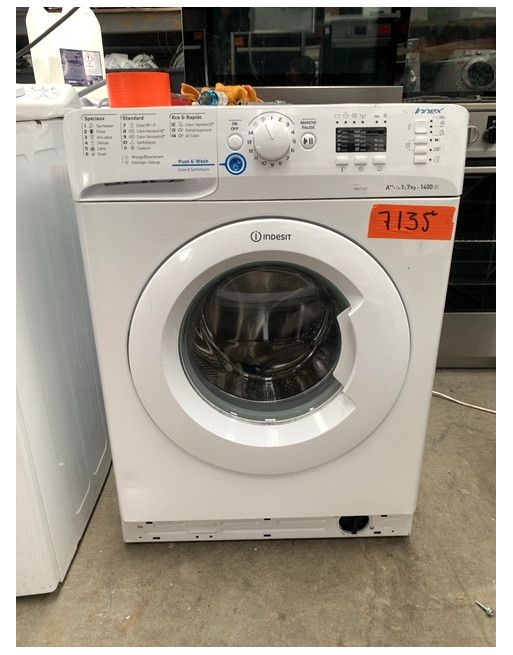 Lave linge hublot INDESIT XWA71452 7kg BLANC