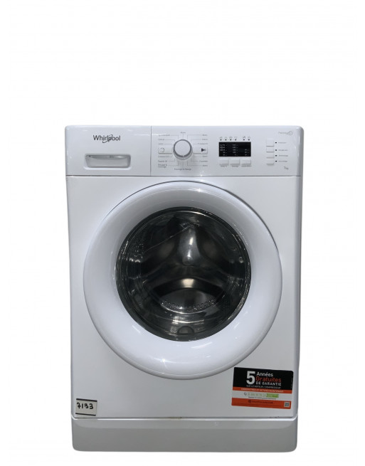 Lave linge hublot WHIRLPOOL FWL71452WFR 7 KG BLANC - Image 2