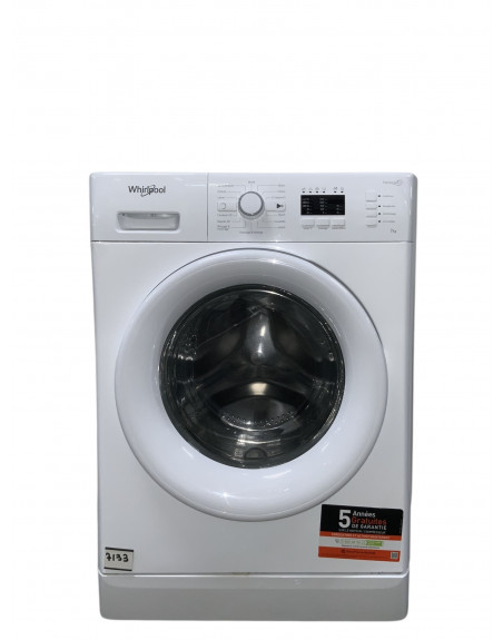 Lave linge hublot WHIRLPOOL FWL71452WFR 7 KG BLANC - Image 2