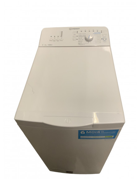 Lave Linge Top INDESIT BTW N A61052 6 Kg BLANC