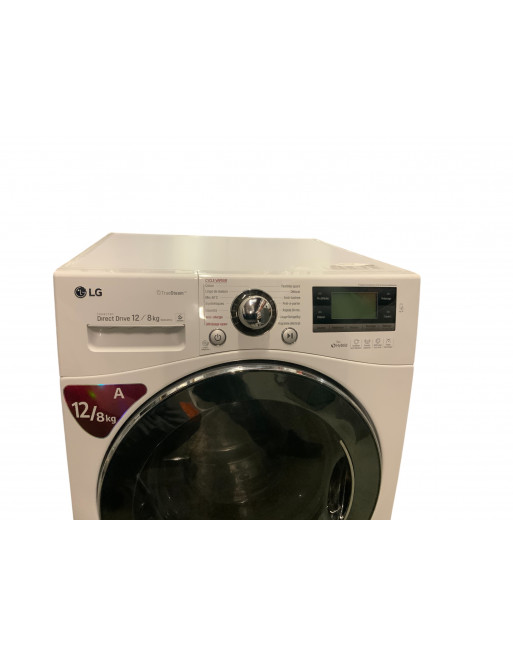 Lave linge séchant LG F286513WRH 12 KG 8 KG BLANC