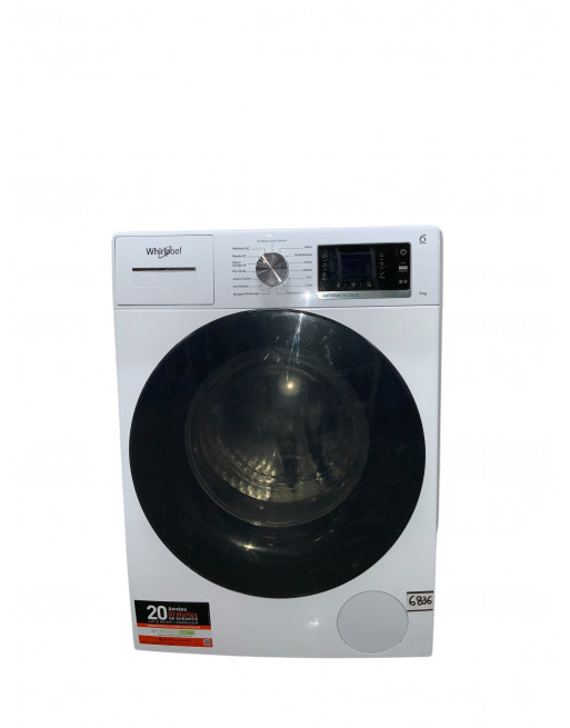 Lave linge hublot WHIRLPOOL W6XW845WBFr 8kg BLANC - Image 2
