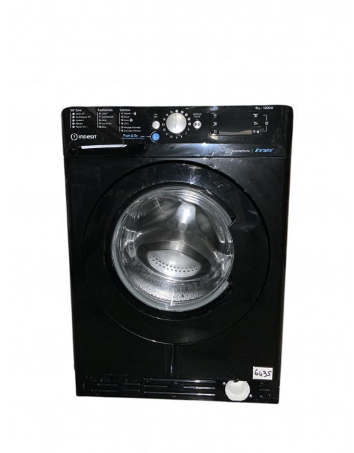 Lave linge hublot INDESIT BWE91285XKFRN 9 KG NOIR