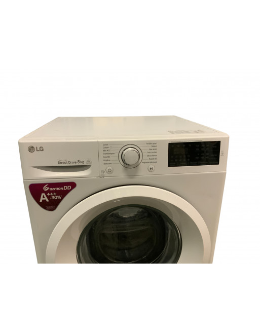 Lave linge hublot LG F84J53WH 8KG BLANC - Image 2