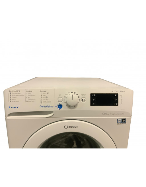 Lave linge hublot INDESIT BWE91283 9 KG BLANC - Image 2