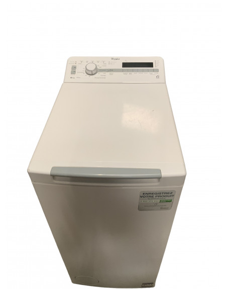 Lave linge hublot WHIRLPOOL TDLR60210 6 KG BLANC