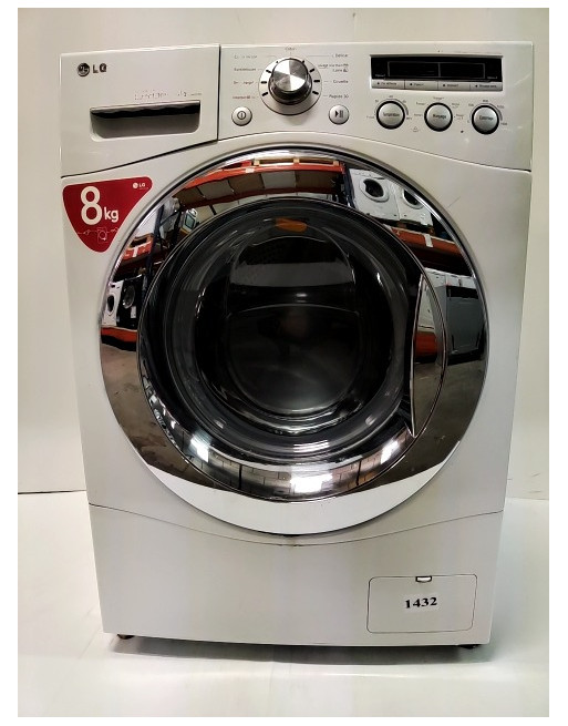 Lave linge hublot LG F14470TD 8 KG BLANC