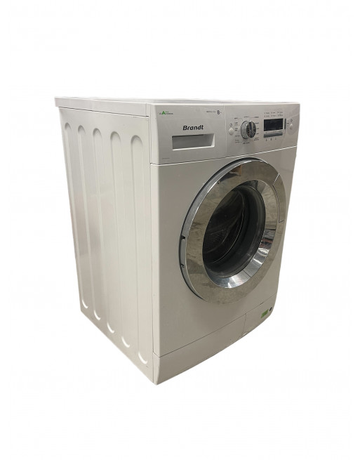 Lave linge hublot BRANDT BWF48TCW 8 KG BLANC