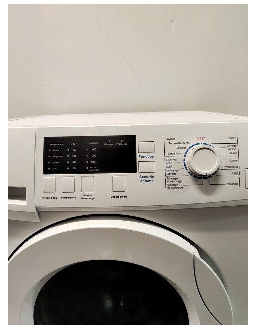 Lave linge hublot FAURE AWM612D 6 KG BLANC - Image 2