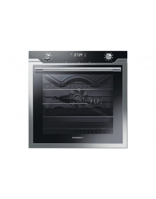 Four encastrable pyrolyse ROSIERES RFAZ82RDIN-E 80 L GRIS - Image 2
