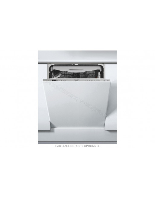 Lave vaisselle intégrable HOTPOINT HIO3O41WFE 14 COU NOIR - Image 4