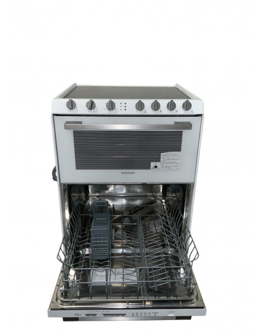 Cuisinière lave vaisselle  ROSIERES TRV60NO 4 FEU BLANC - Image 3