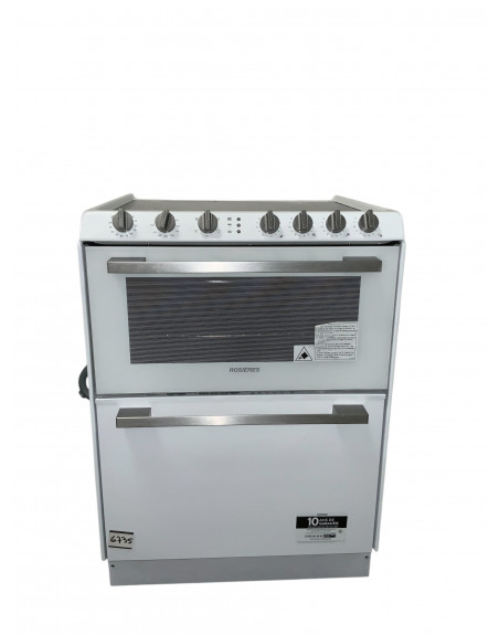 Cuisinière lave vaisselle  ROSIERES TRV60NO 4 FEU BLANC - Image 5