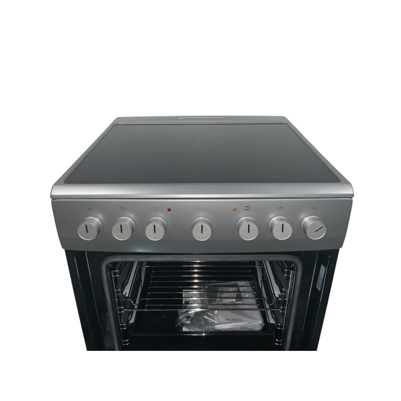 Cuisinière vitrocéramique VALBERG VC604MFCS373P2 4 FEU GRIS - Image 5