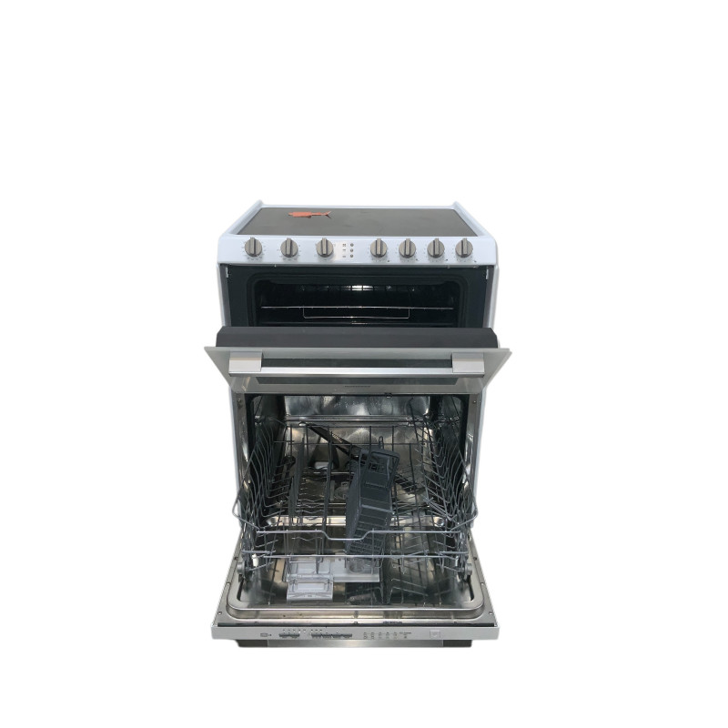 Cuisinière lave vaisselle  ROSIERES TRV60NO 3 FEU BLANC - Image 2