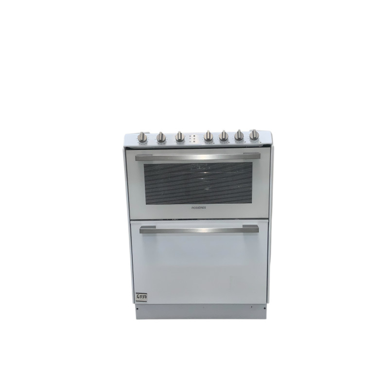 Cuisinière lave vaisselle  ROSIERES TRV60NO 3 FEU BLANC - Image 6