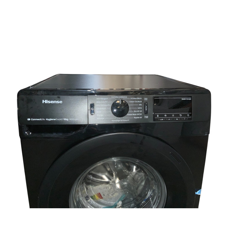 Lave linge hublot HISENSE WFGE1042MB 10 KG BLANC - Image 2