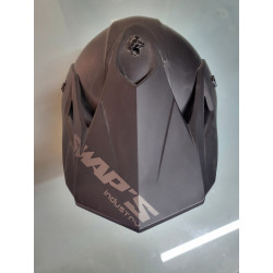 SWAP'S INDUSTRY Casque de moto cross noir mat S818 Taille XL — photo 2