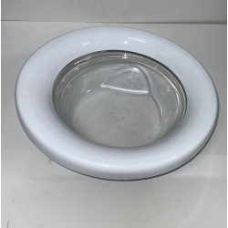 WHIRLPOOL Hublot complet blanc pour lave linge FWF81283W2FR