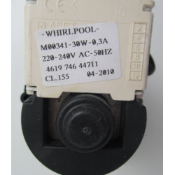 WHIRLPOOL Pompe de vidange M00341 pour lave linge AWOD8244 — photo 2