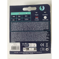 COOLRIDE Eclairage arrière USB LED rechargeable noir — photo 2